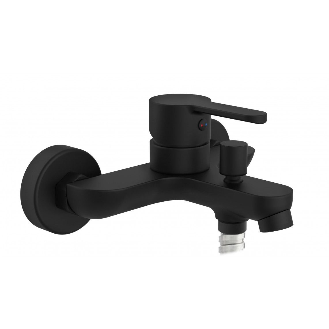 44306 DENVER Bathtub mixer, black matt vue 2
