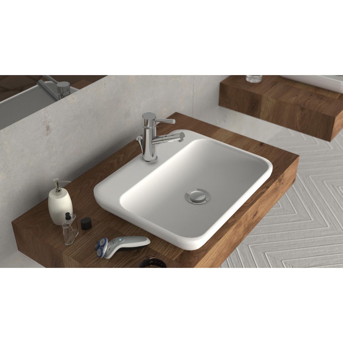 79101 CORNWALL Wash basin mixer low pressure, chrome vue 8