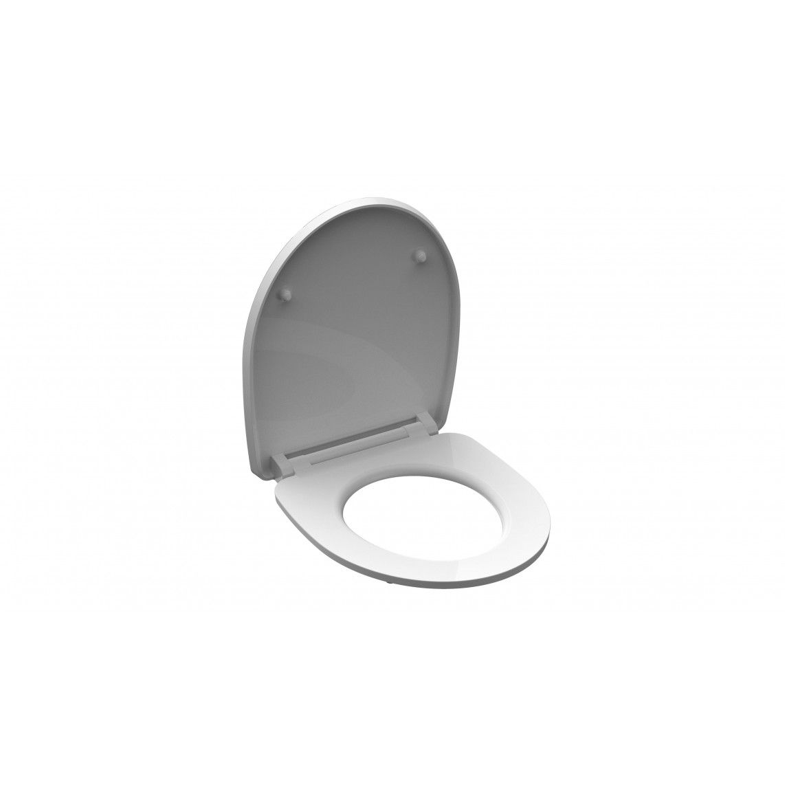 82582 Duroplast HG Toilet seat WATER LILY, with soft close and quick release vue 3