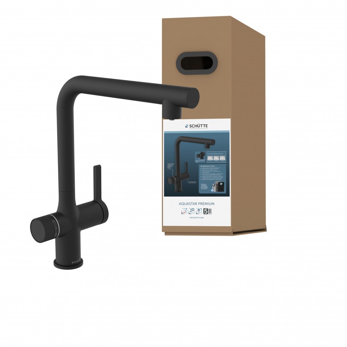 99960 AQUASTAR PREMIUM spoelwater mengkraan plus koel- en filtersysteem, mat zwart vue 9