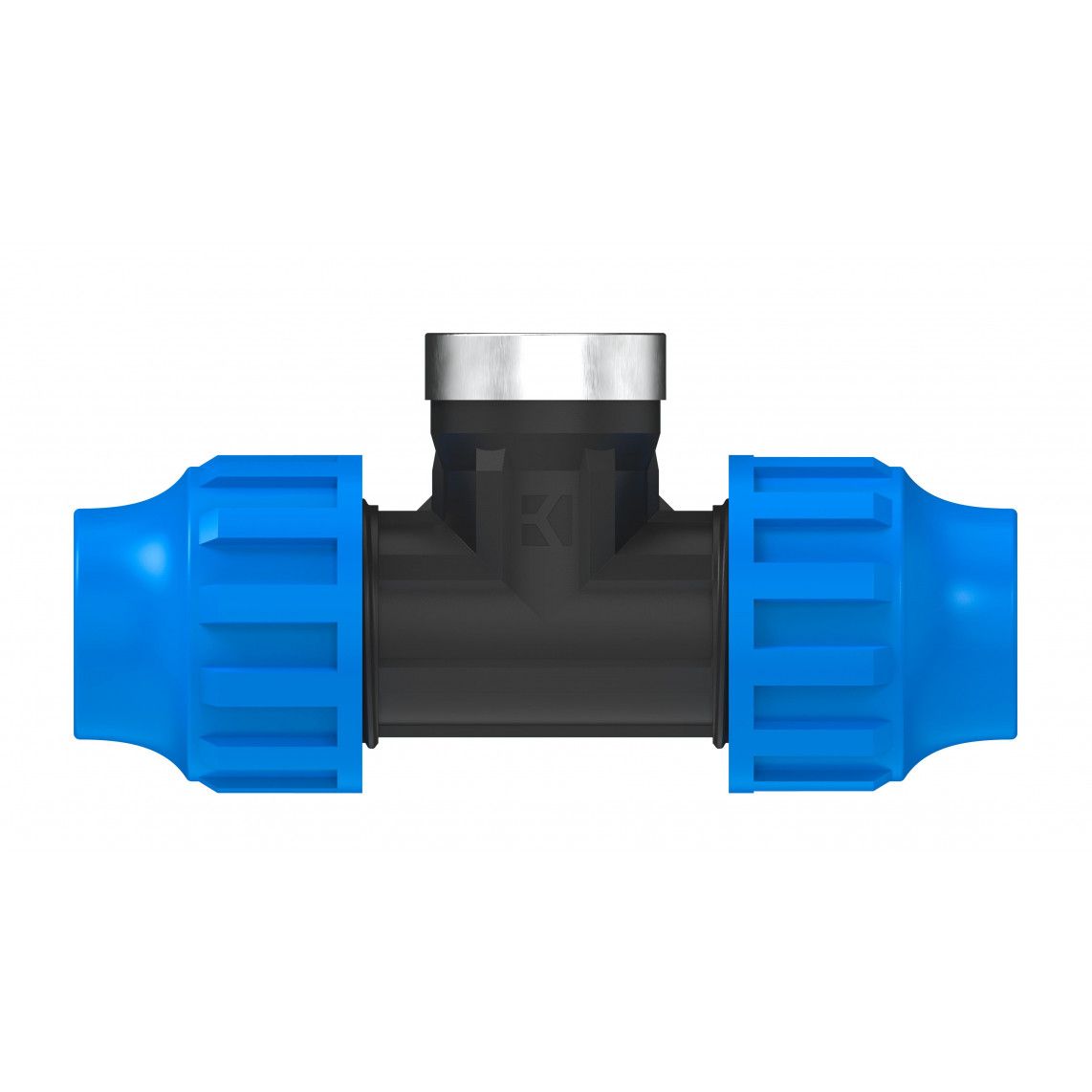984844717 PP T-stuk, 32 mm x 3/4"BI x 32 mm, knelfitting voor tyleen/socarex vue 2