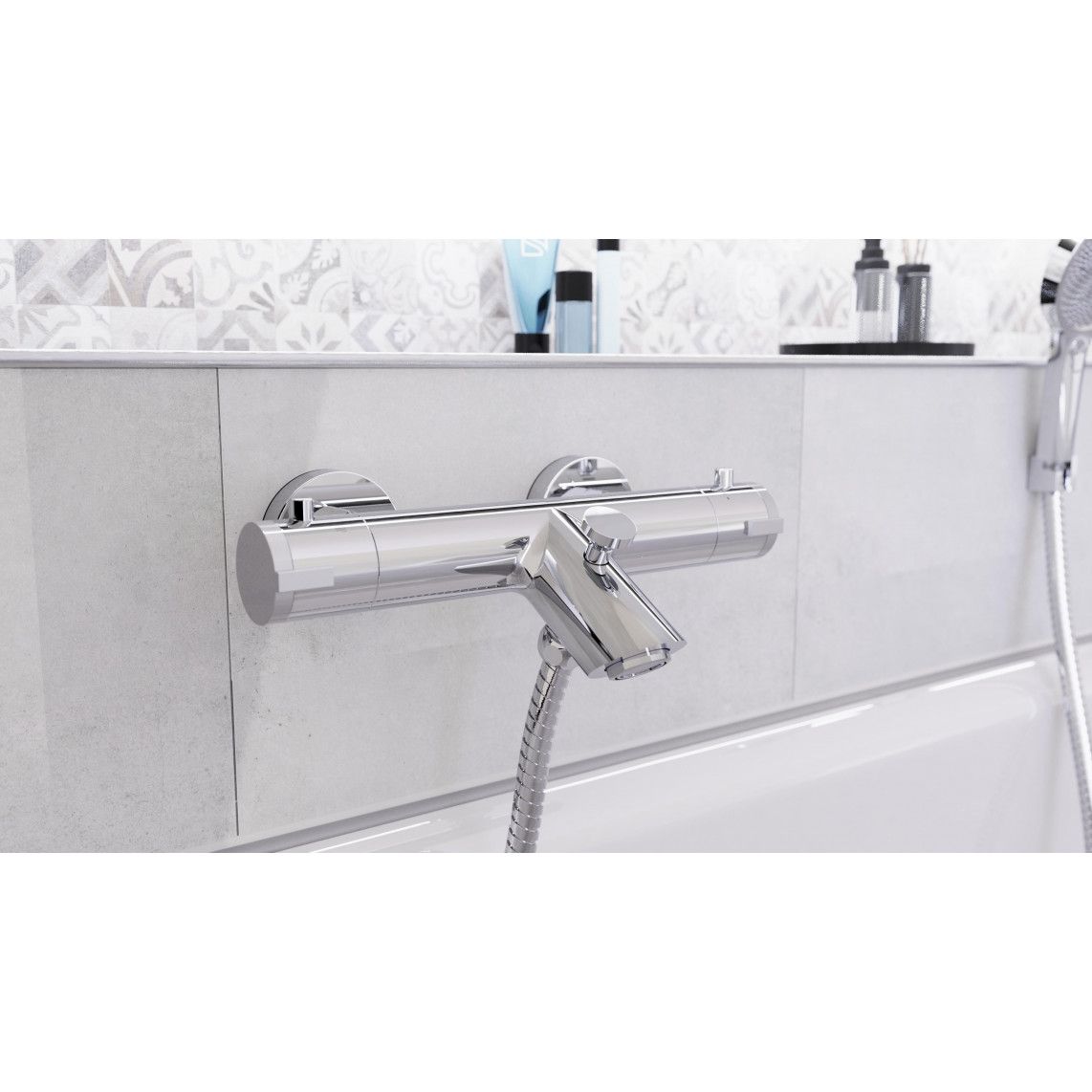 52470 LONDON Mitigeur thermostatique bain/douche, chromé vue 8