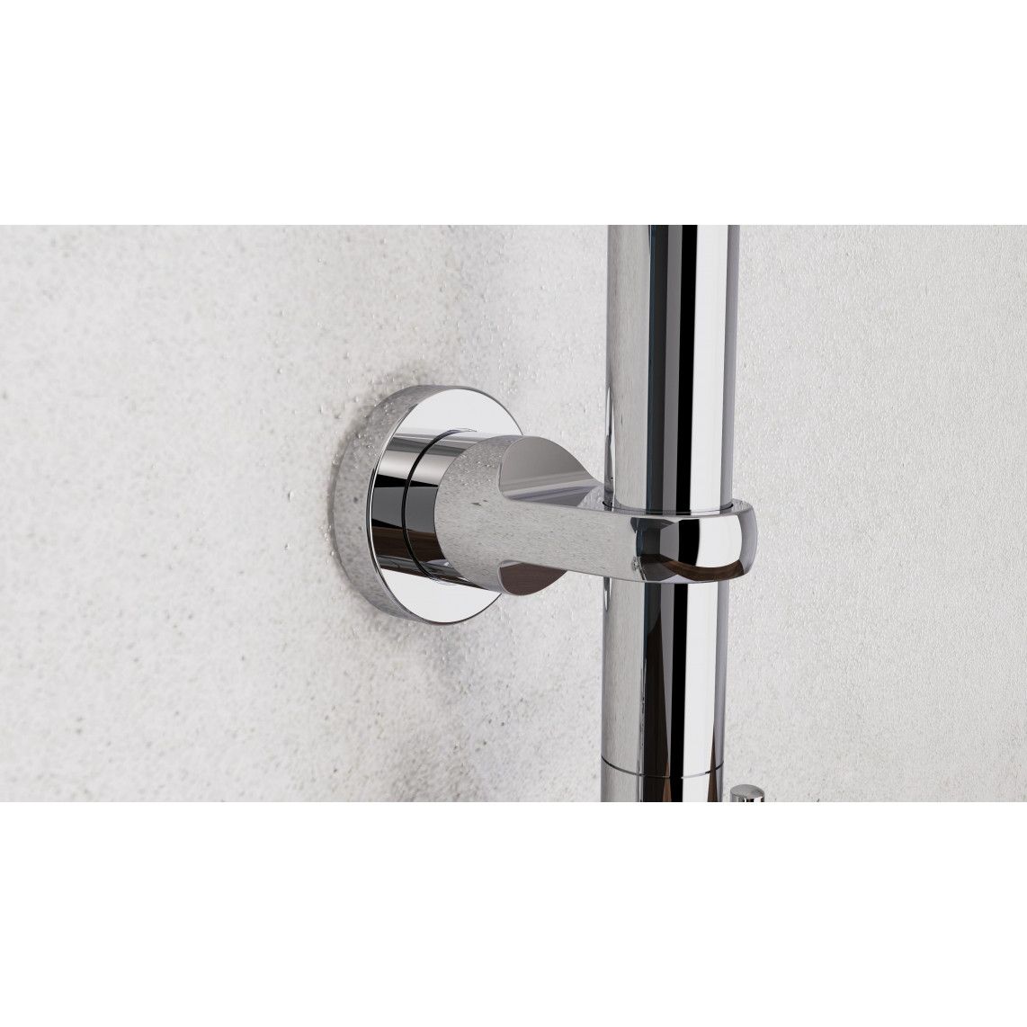 1202549 Muurbeugel, chroom, bijv. voor 60660 vue 2