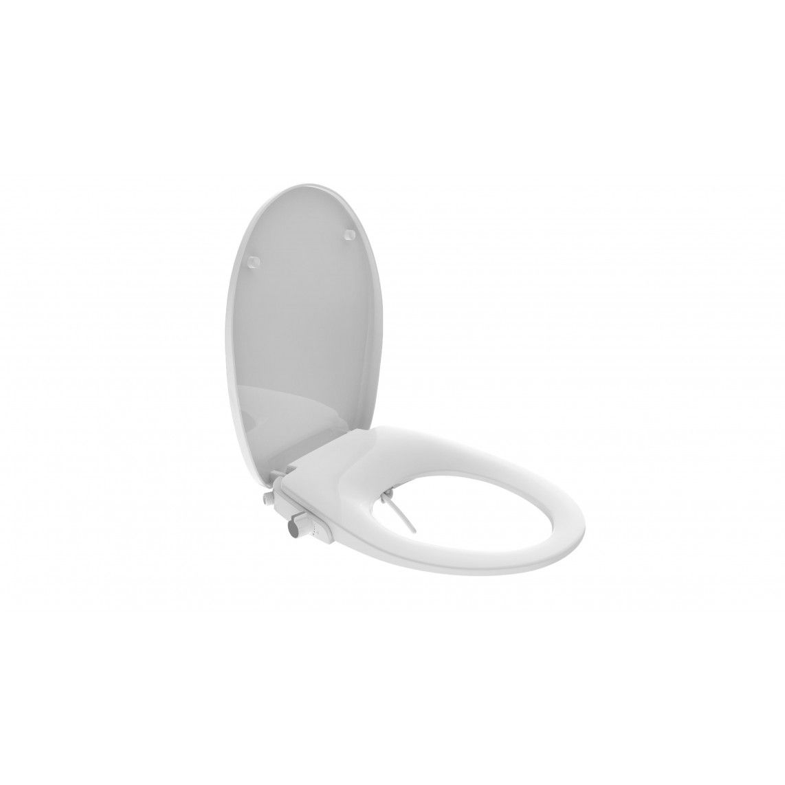 EDDW01 Shower toilet attachment, with soft close and quick release vue 3