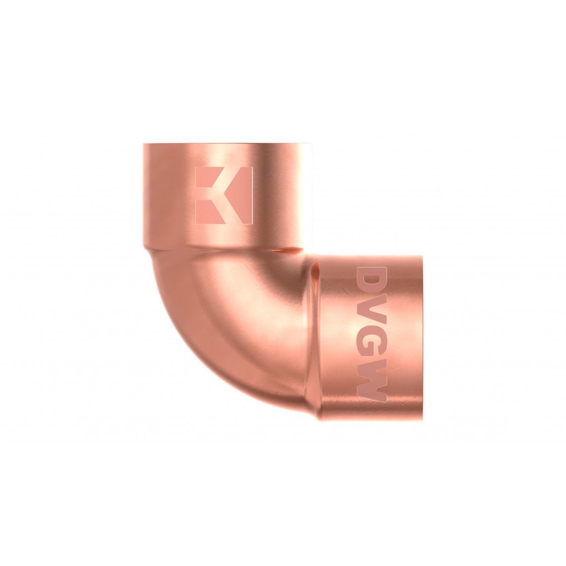 989036017 CU knie 90°, blanco, 28 mm, 2 mofen, (5090) vue 2