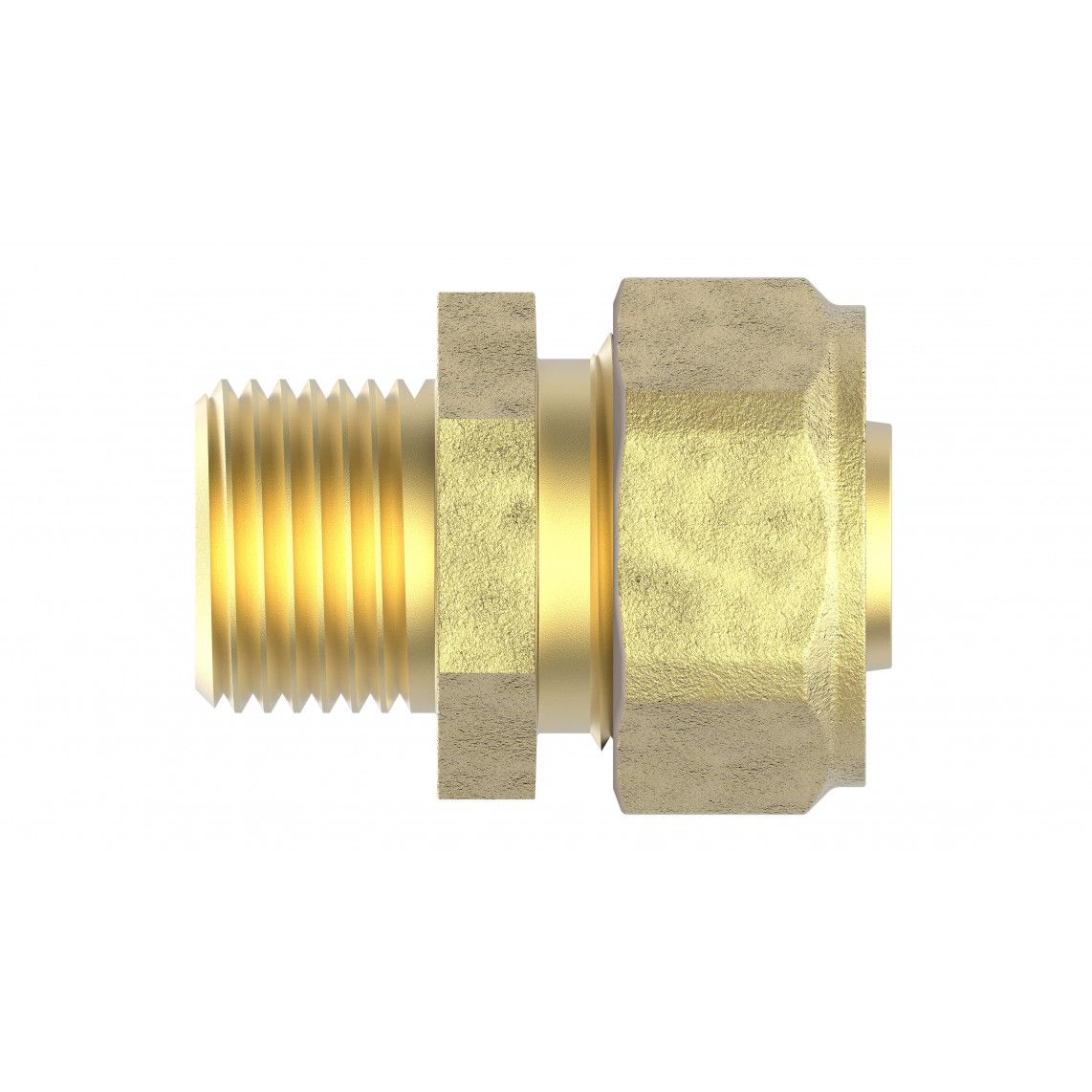 988905255 MS overgangsstuk, blanco, 16 mm x 3/4"BU, knelfitting voor meerlagen buis vue 2