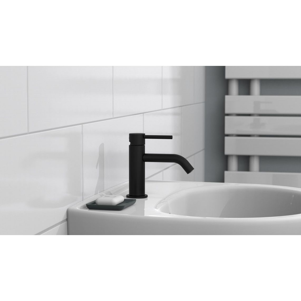 37965 ARAGON Cold water tap, black matt vue 9