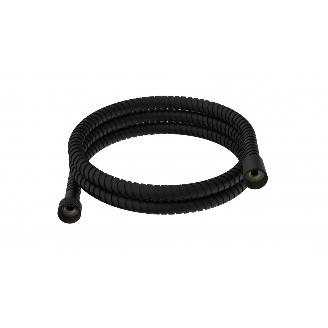 JM150MKCRPLUS-B Shower hose 150 cm, stainless steel, black matt vue 2