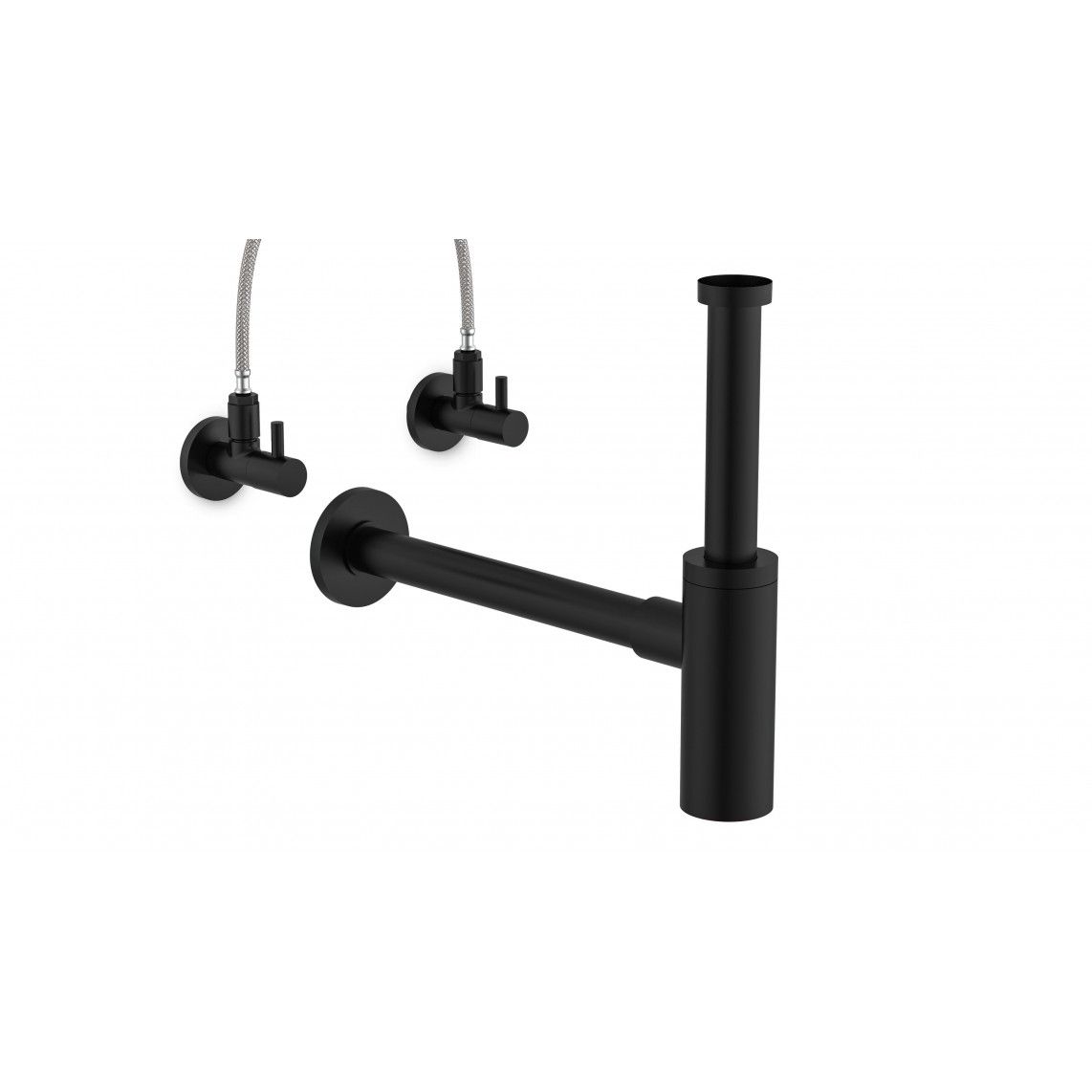 98166220 design bekersifon, mat zwart, 1 1/4" x 32 mm vue 4