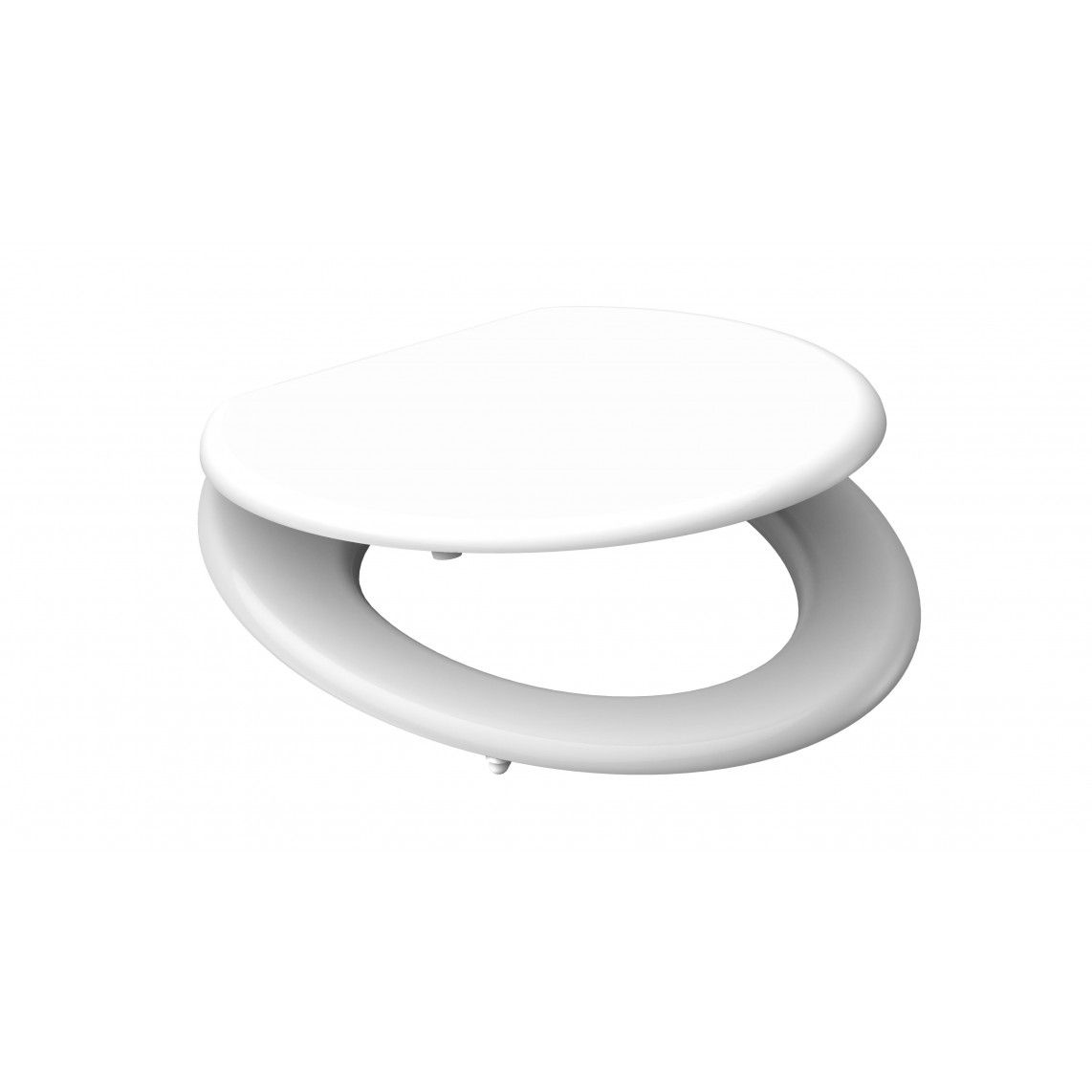 84000 abattant WC avec noyau en bois WHITE vue 4