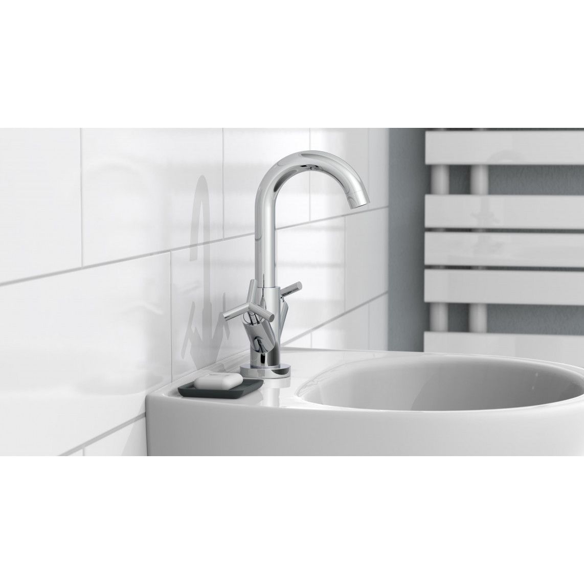 79210 ELIOT Wastafelkraan, chroom vue 3