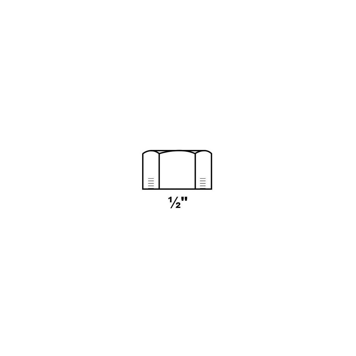 989811055 FM bouchon, galvanisé, 1/2" F, (300) vue 2