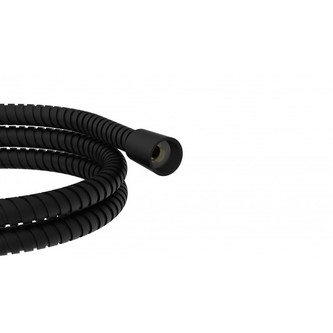 JM150MKCRPLUS-B Shower hose 150 cm, stainless steel, black matt vue 5