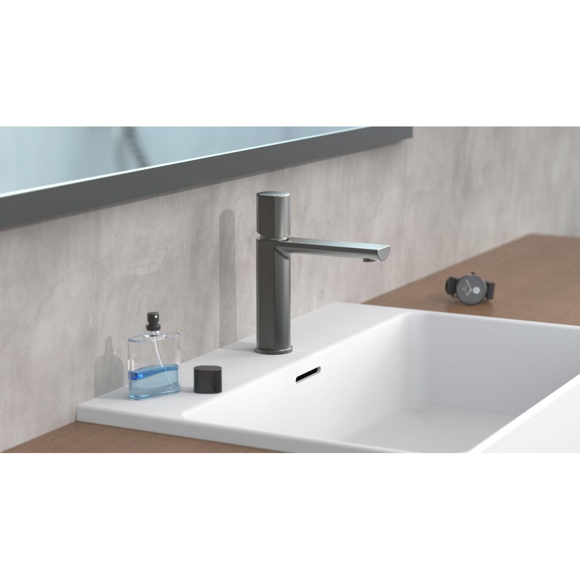 33612 NEW YORK Mitigeur lavabo, graphite mat vue 11