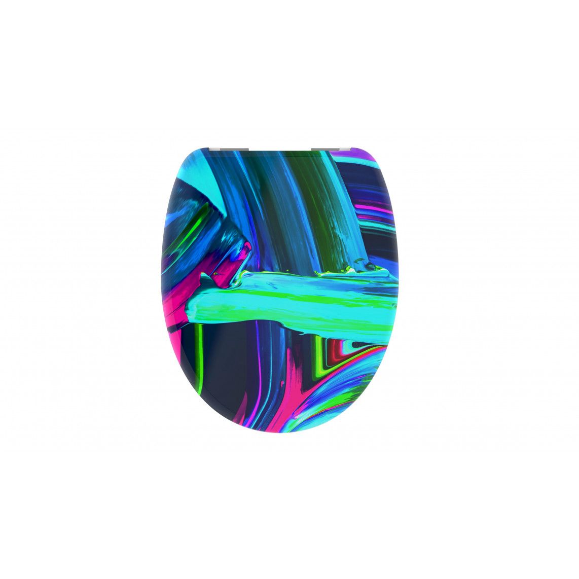 82191 abattant WC en Duroplast, NEON PAINT, avec frein de chute vue 2