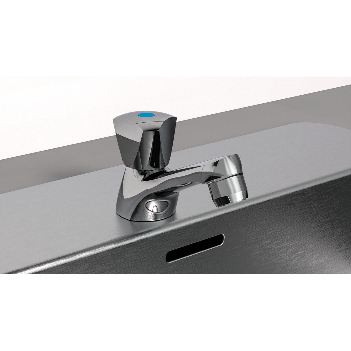 986051148 robinet eau froide, chromé vue 3