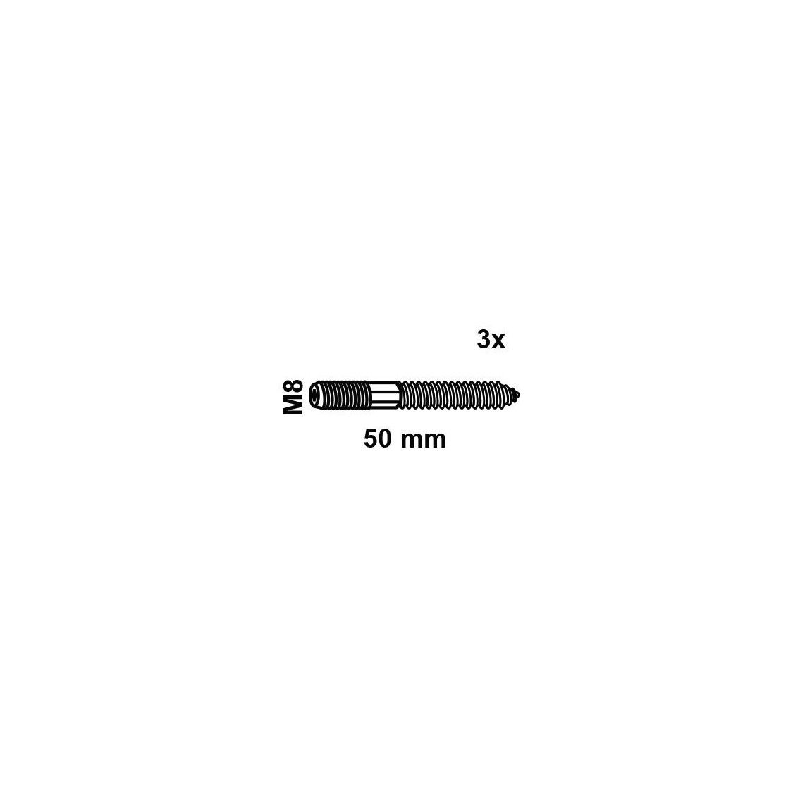 97333750 stokschroef, M8 x 50 mm (3x) vue 2