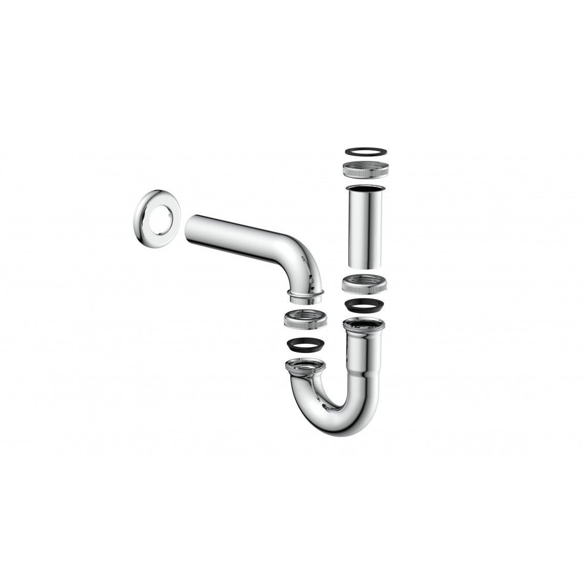98801110 siphon tubulaire, chromé, 1 1/4" x 32 mm vue 4