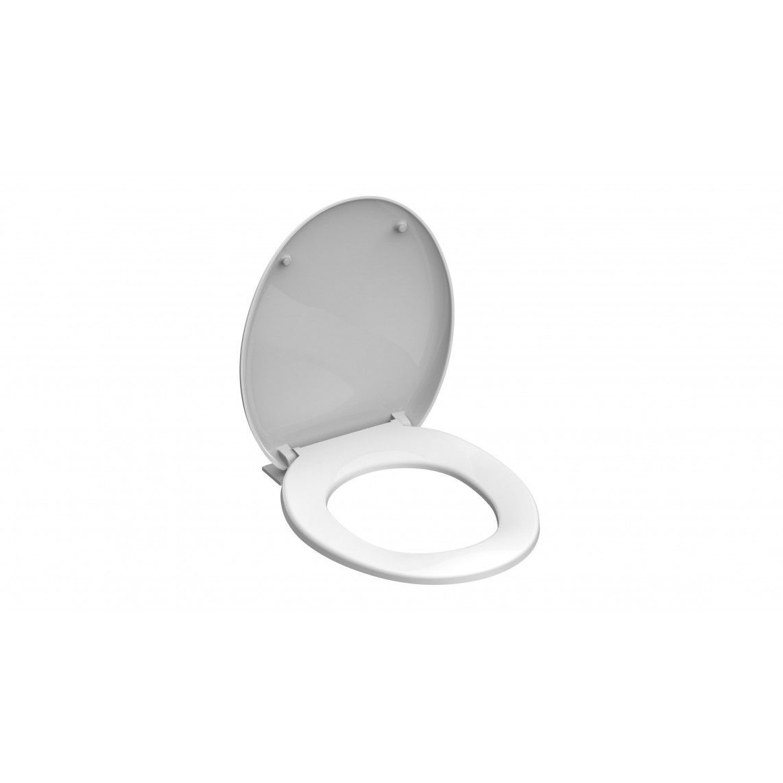 10220 abattant WC en Duroplast, blanc, avec frein de chute vue 4
