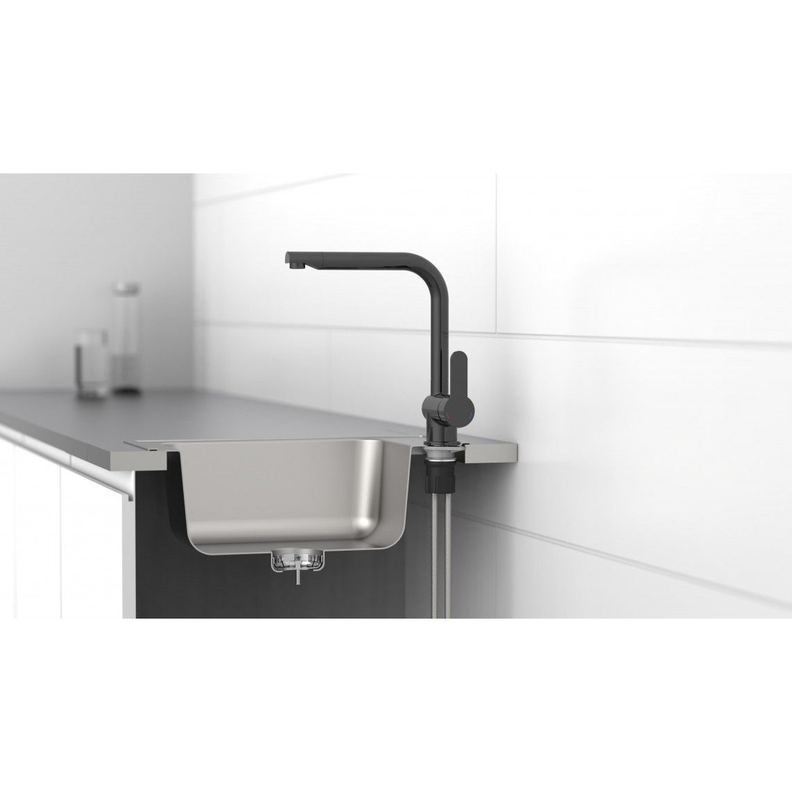 79836 RIO Keukenkraan, glanzend grafiet vue 7