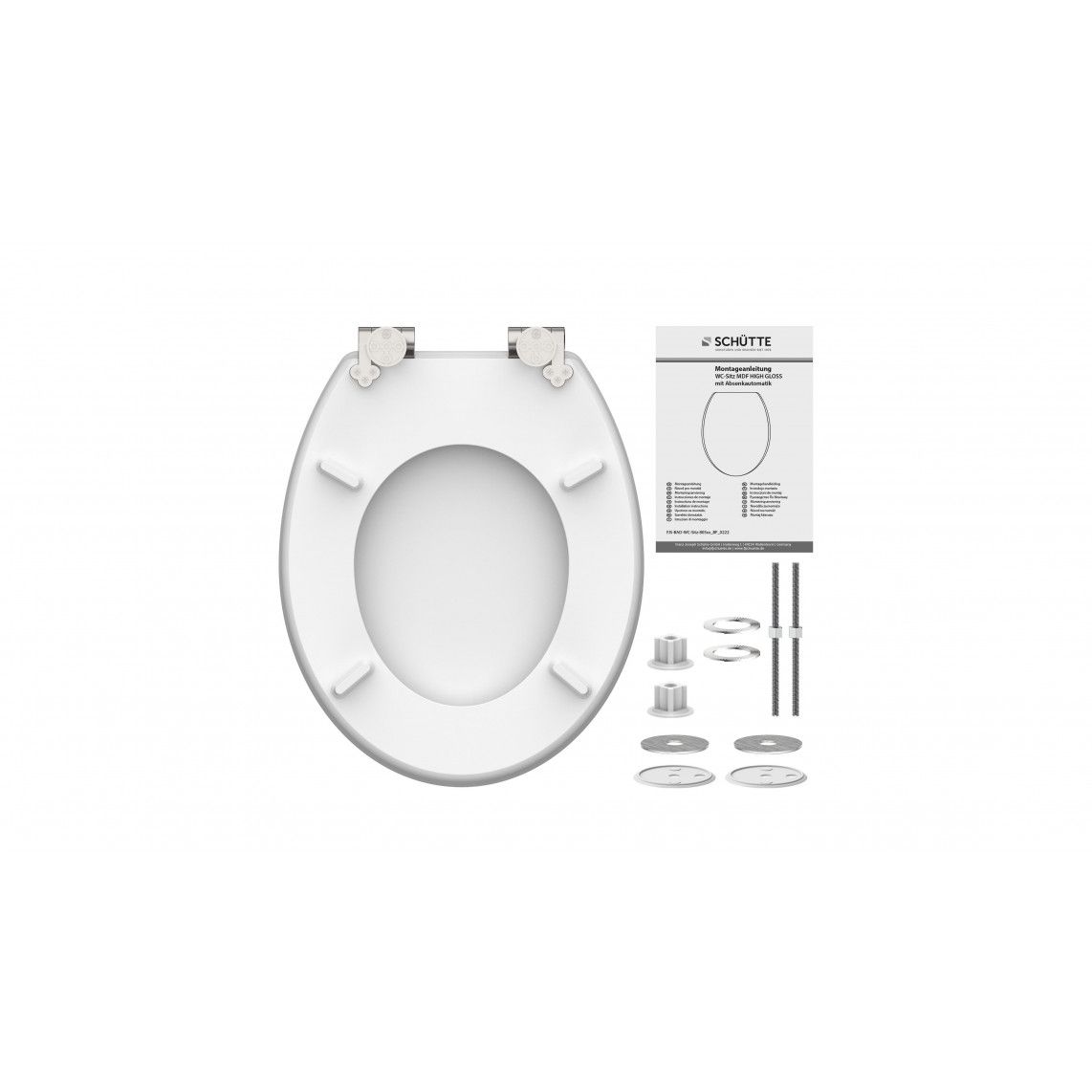80543 abattant WC en MDF HG OASIS, avec frein de chute vue 7
