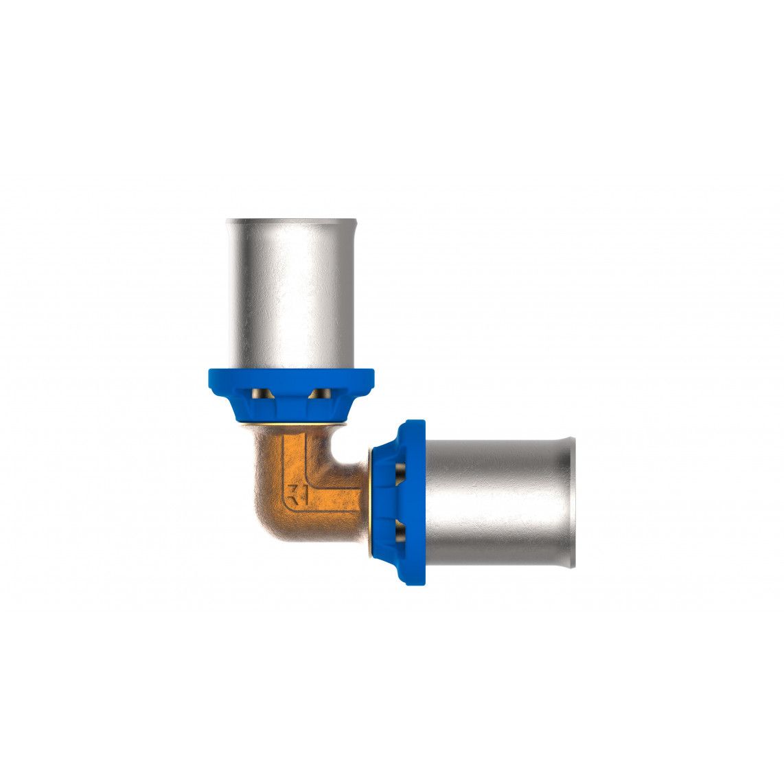 988714155 LT coude 90°, vierge, 16 mm, raccord à sertir pour tube multicouche vue 2