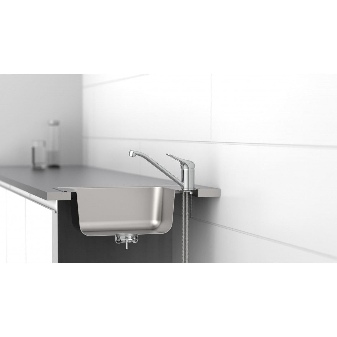 77450 PORTO Sink mixer, chrome vue 3