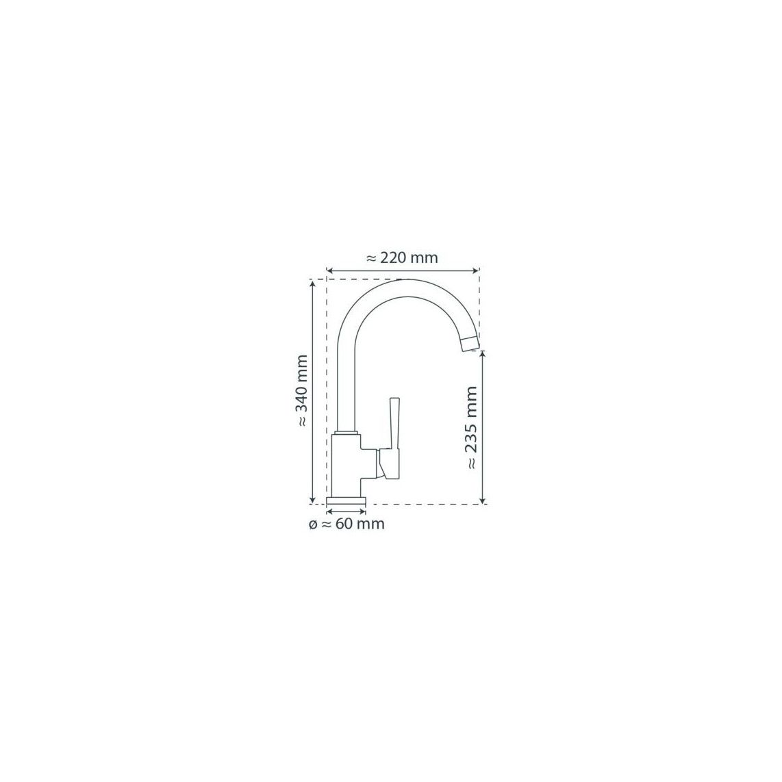 79167 CORNWALL Keukenkraan, mat goud vue 10