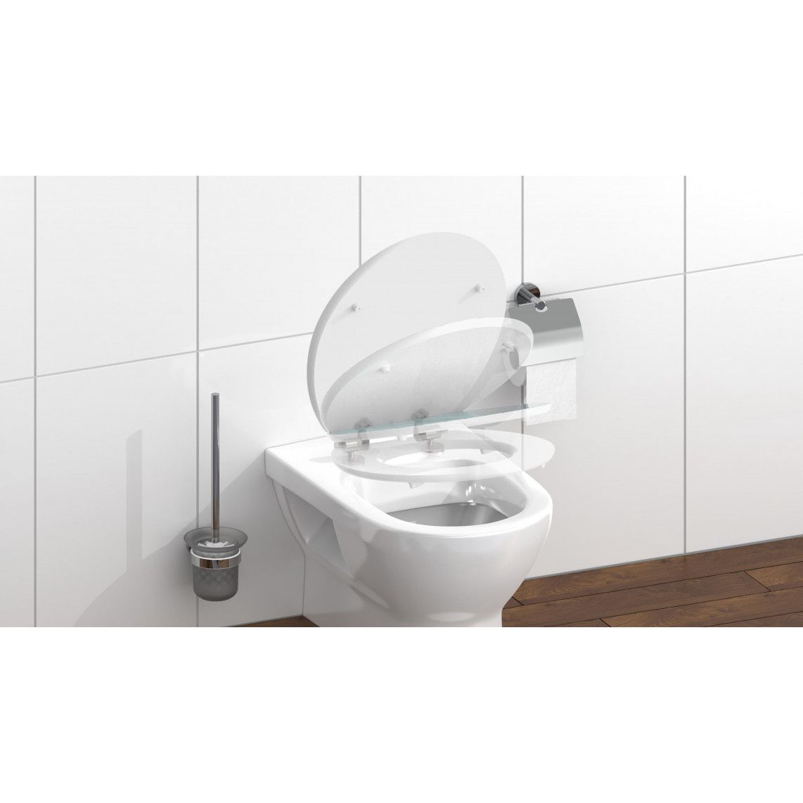 80536 MDF HG WC-zitting BLUE WOOD, met valrem vue 9
