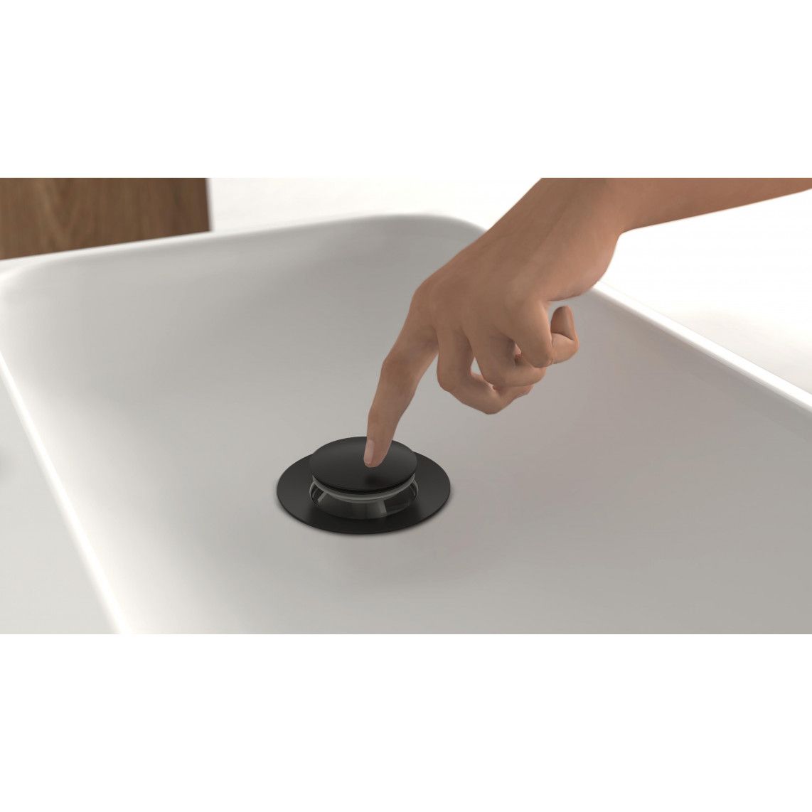 33616 NEW YORK Mitigeur lavabo, noir mat vue 7