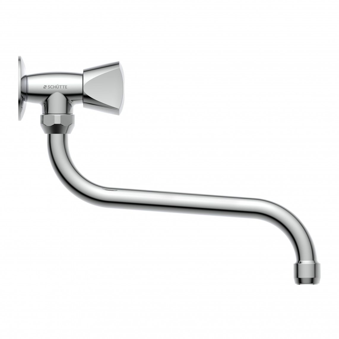 37980 CARNEO robinet eau froide mural pivotant, chromé vue 2