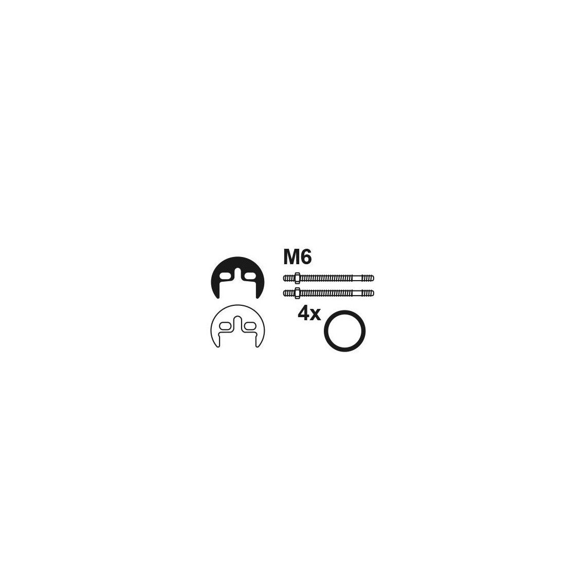 988491155 kit de fixation, M6, pour Mitigeur vue 2