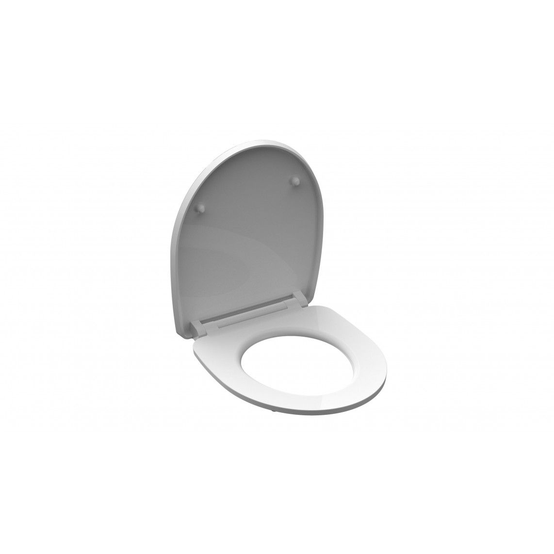 82580 Duroplast HG Toilet seat HAPPY ELEPHANT, with soft close and quick release vue 3