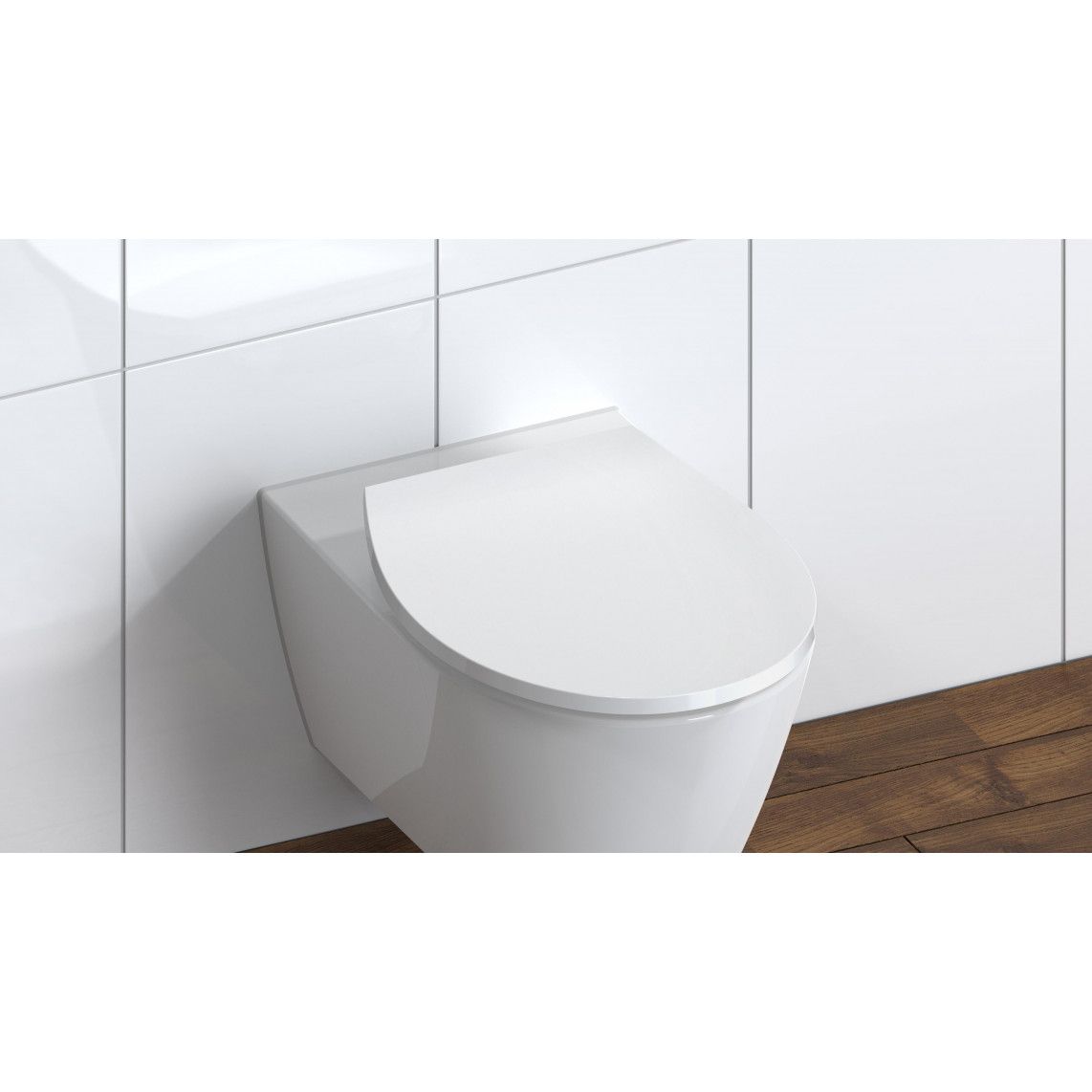 82950 Duroplast WC-zitting met LED nachtlampje, met valrem en afneembaar vue 7