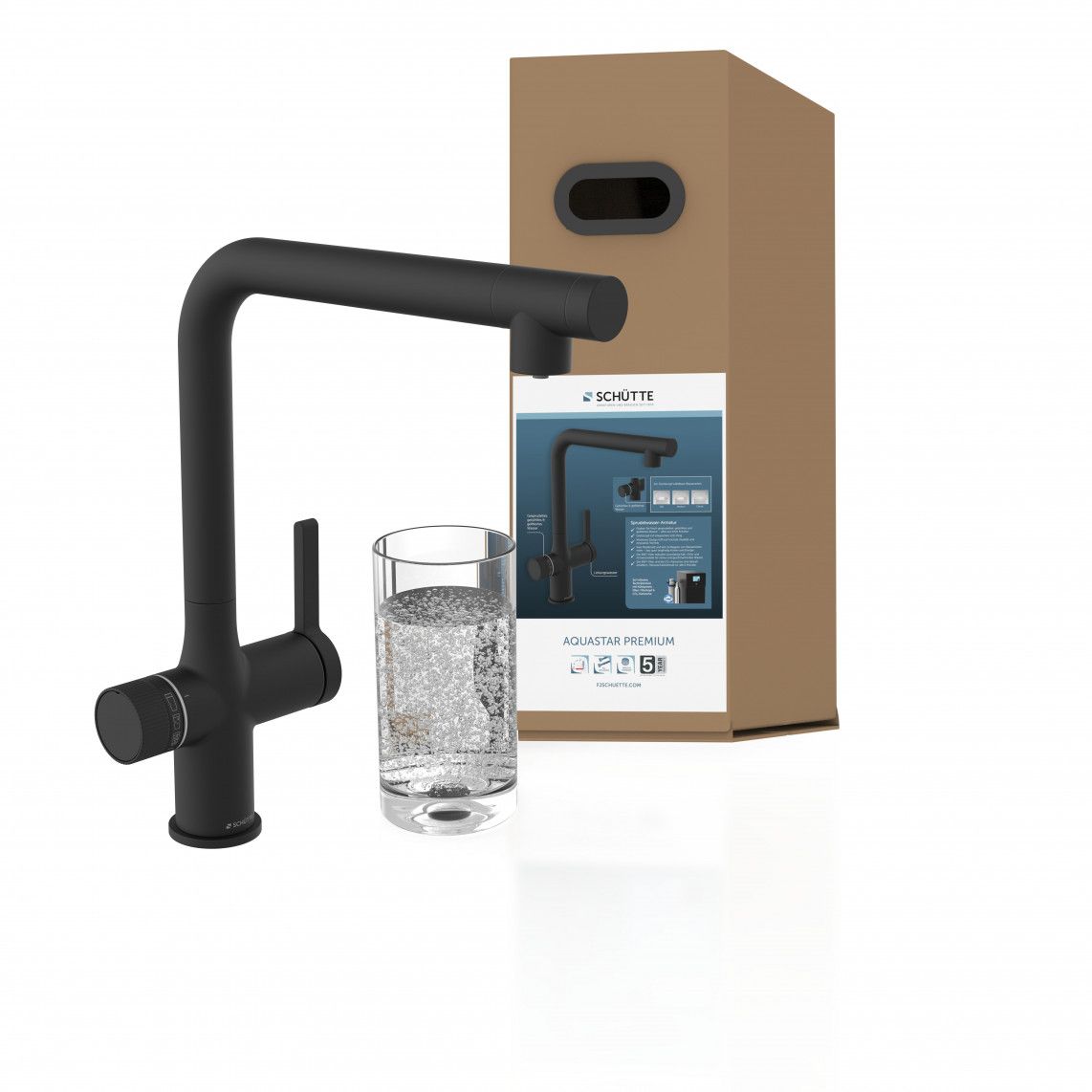 99960 AQUASTAR PREMIUM spoelwater mengkraan plus koel- en filtersysteem, mat zwart vue 7