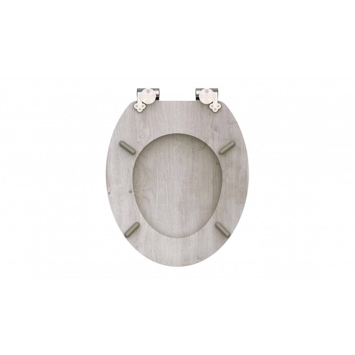 80192 MDF Toilet seat LIGHT WOOD, with soft close vue 6