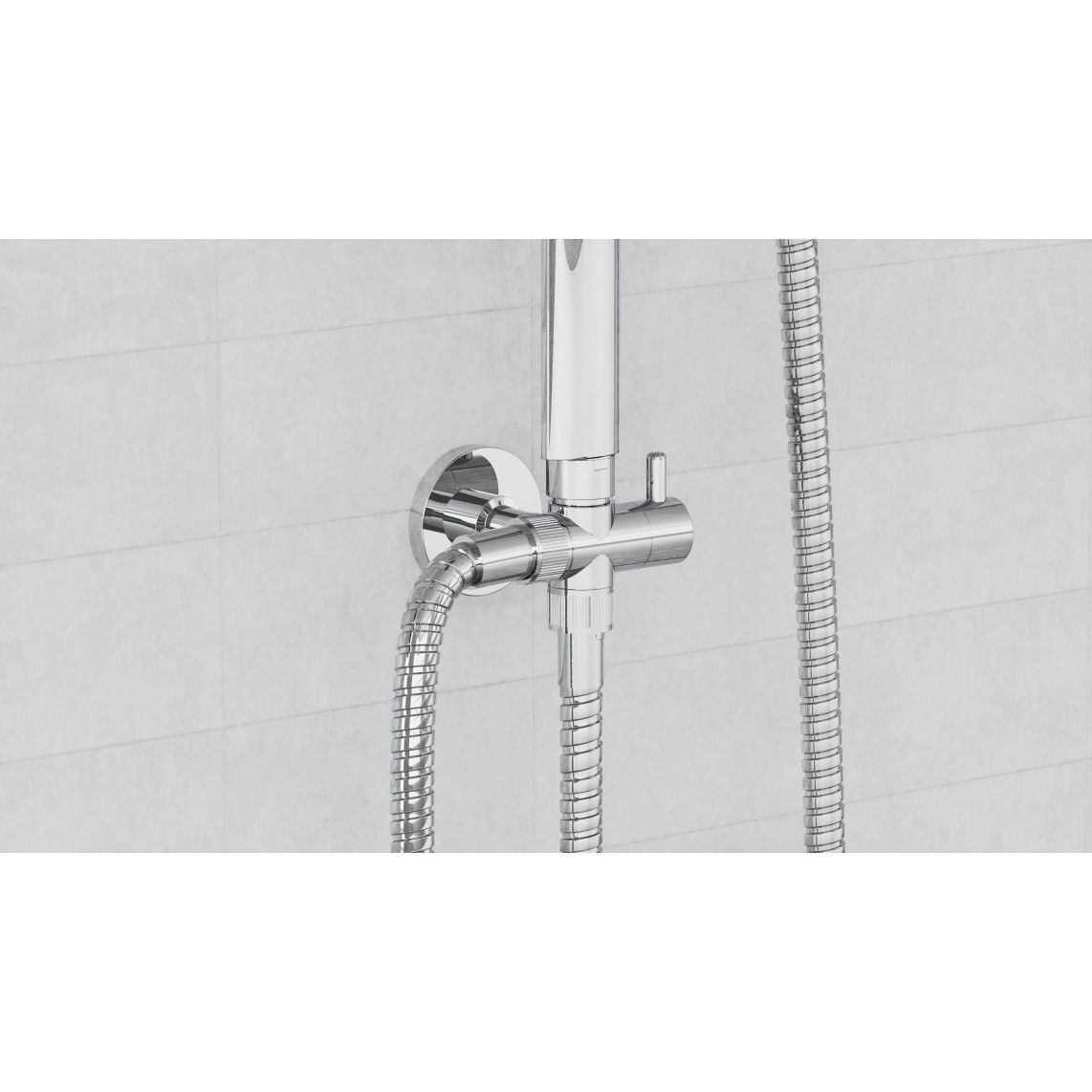 DXSTIOVCS-PR STILOVAL Regendouche set, chroom vue 7