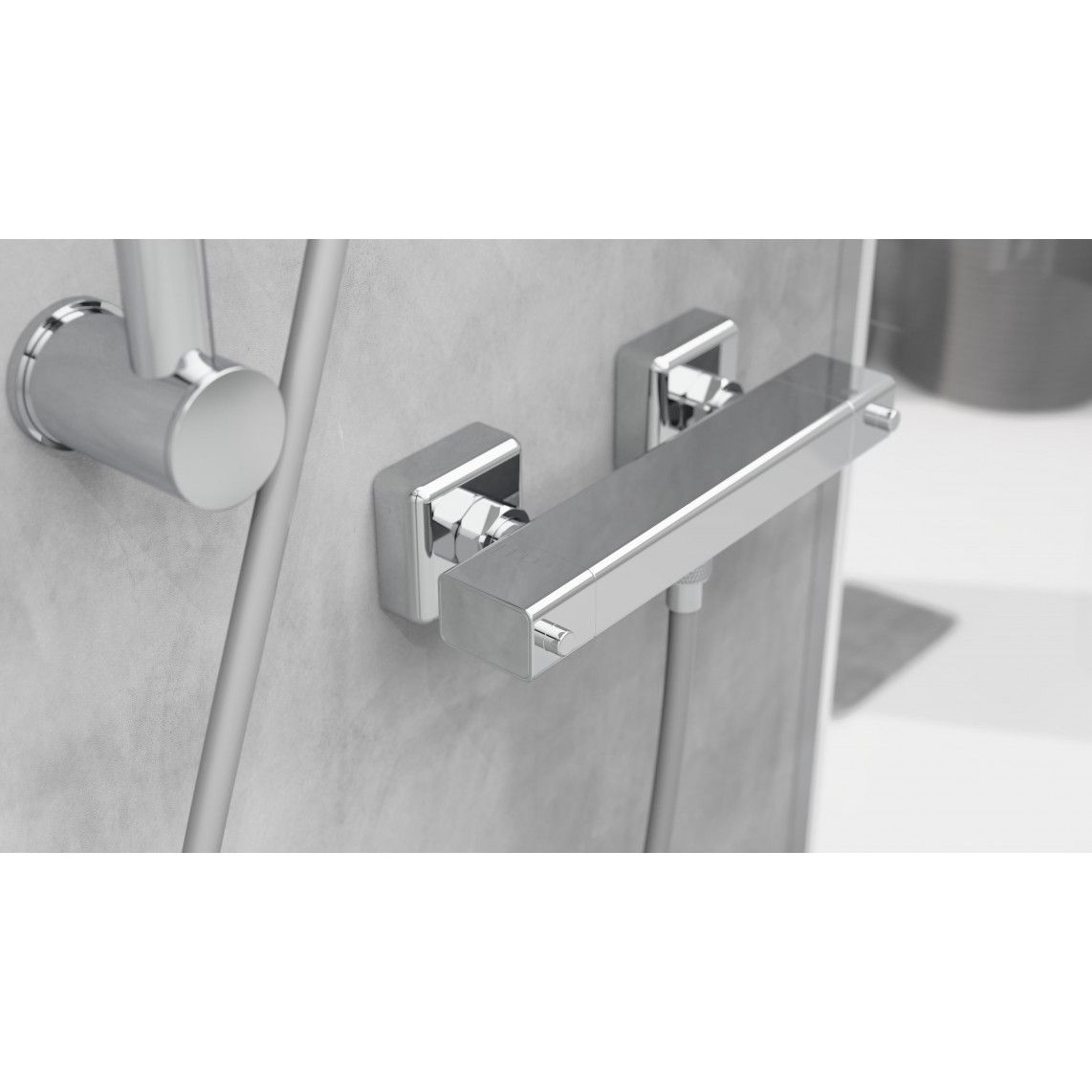 52485 SIGNO Thermostatische douchekraan, chroom vue 8