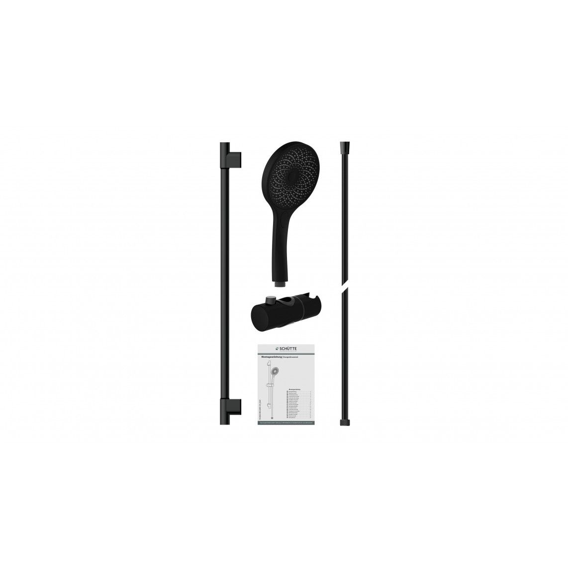 64996 CAPRI Set barre de douche, noir mat vue 5