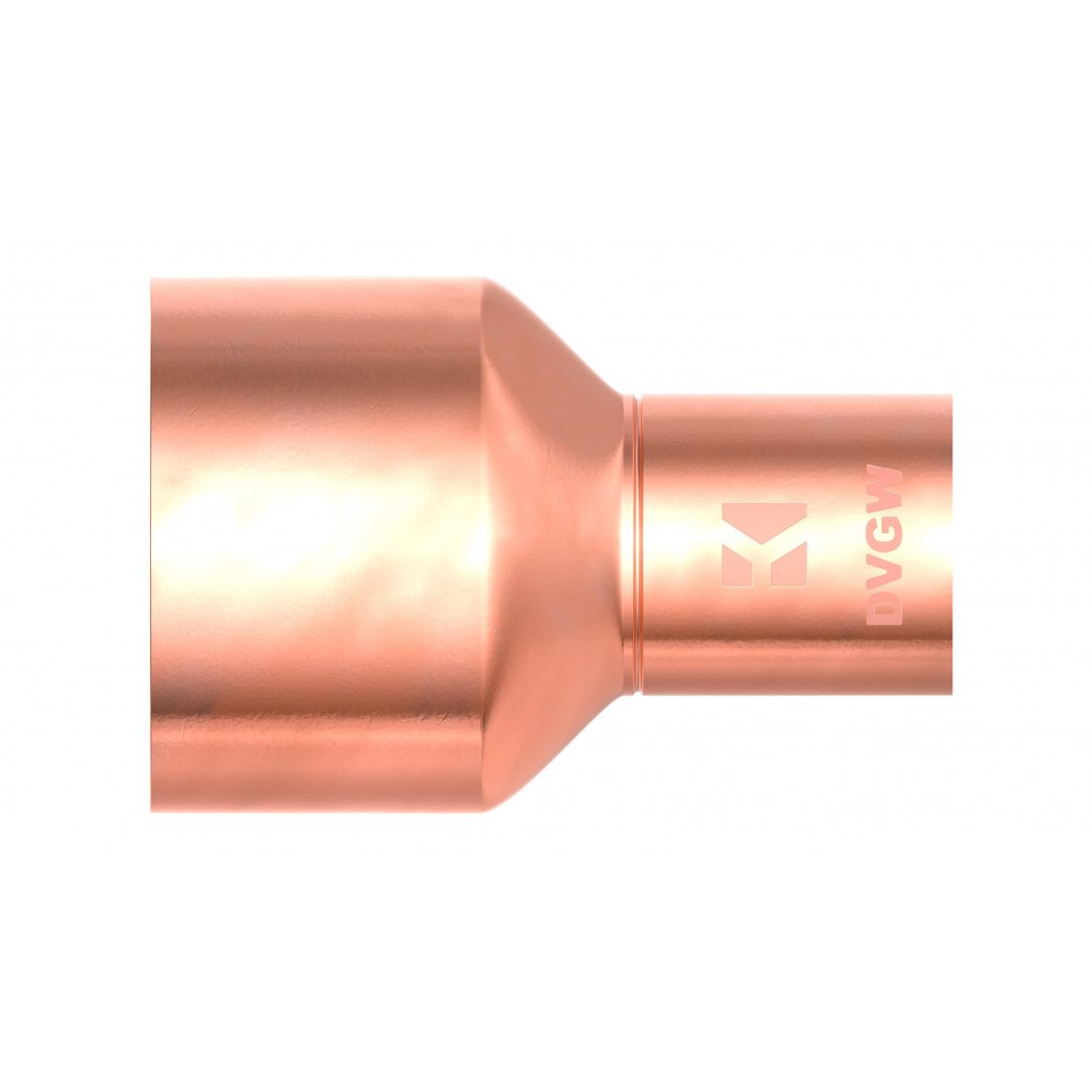989077055 CU verloopnippel, blanco, 28 mmA x 15 mm, 1 mof, (5243) vue 2