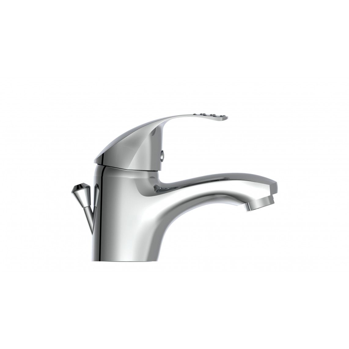 NI075ROCR ROMA Mitigeur lavabo, chromé vue 2