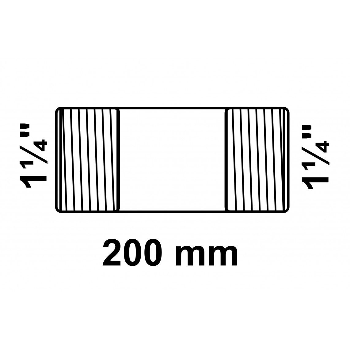 989829555 FM mamelon double, galvanisé, 1 1/4" x 200 mm, (23) vue 2