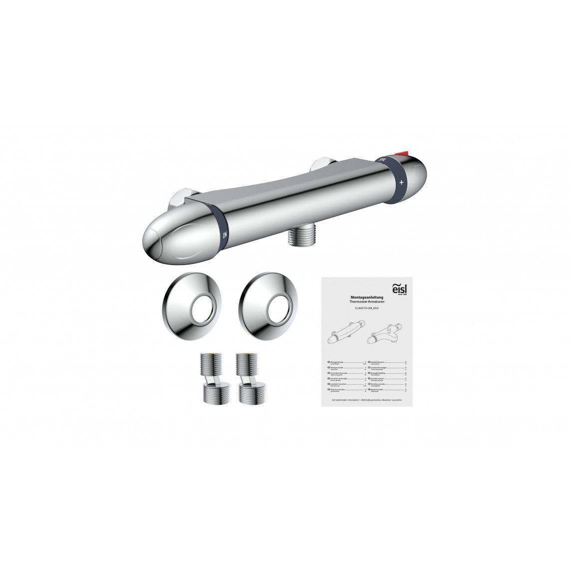 CLT168VCR VITAL Thermostatische douchekraan, chroom vue 3