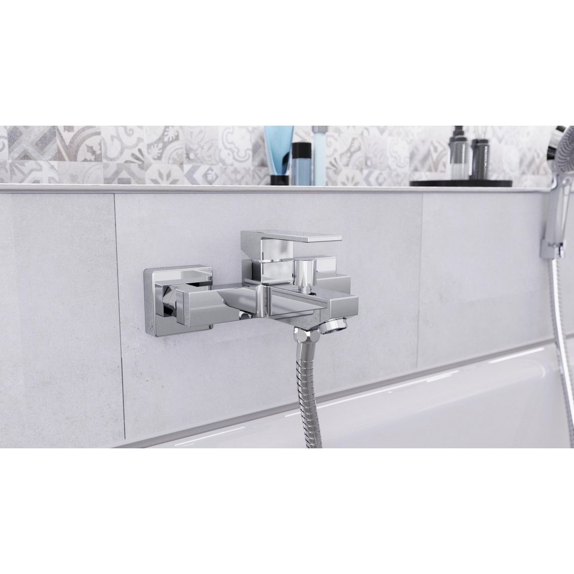 24130 TOKYO II Bathtub mixer, chrome vue 11