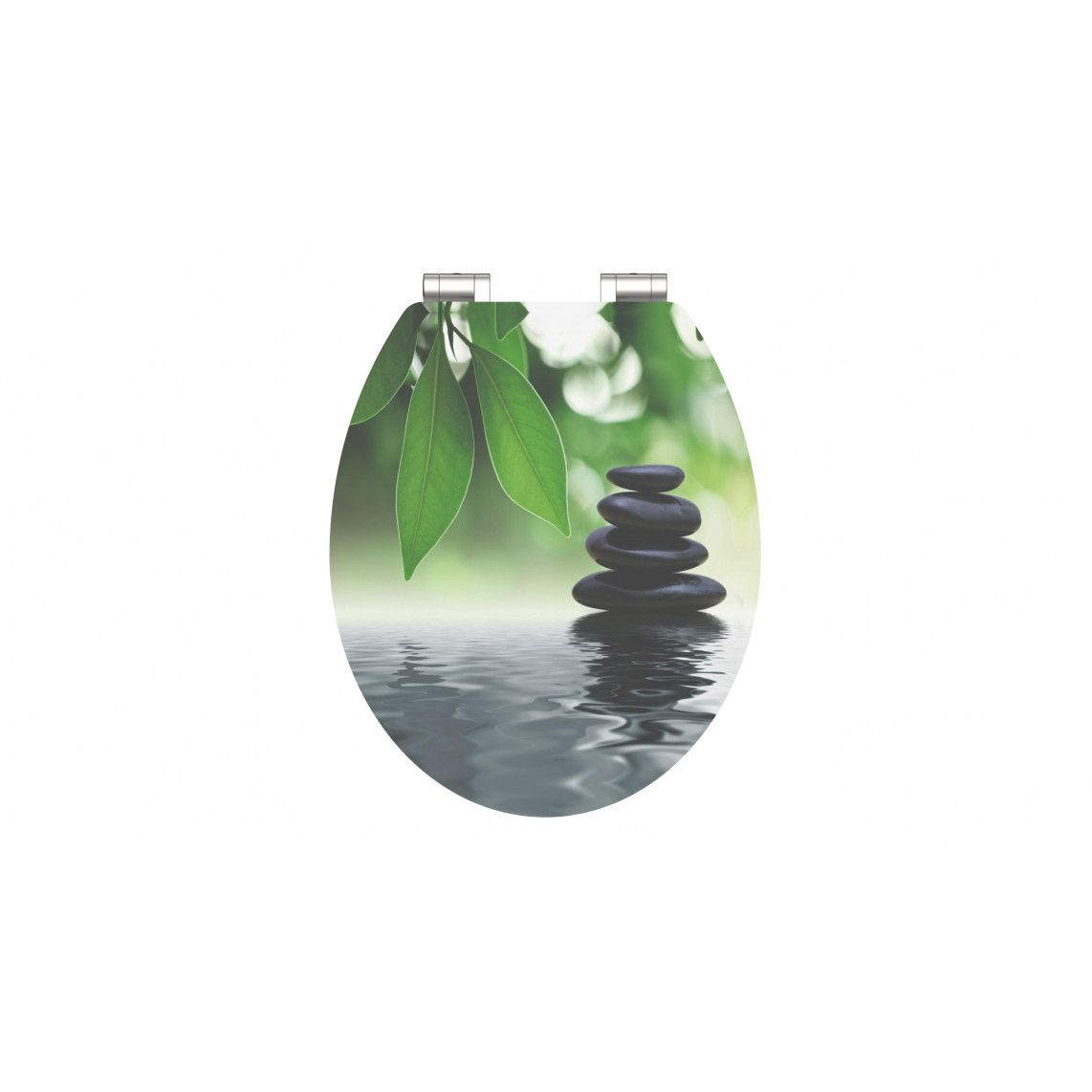 80543 abattant WC en MDF HG OASIS, avec frein de chute vue 2