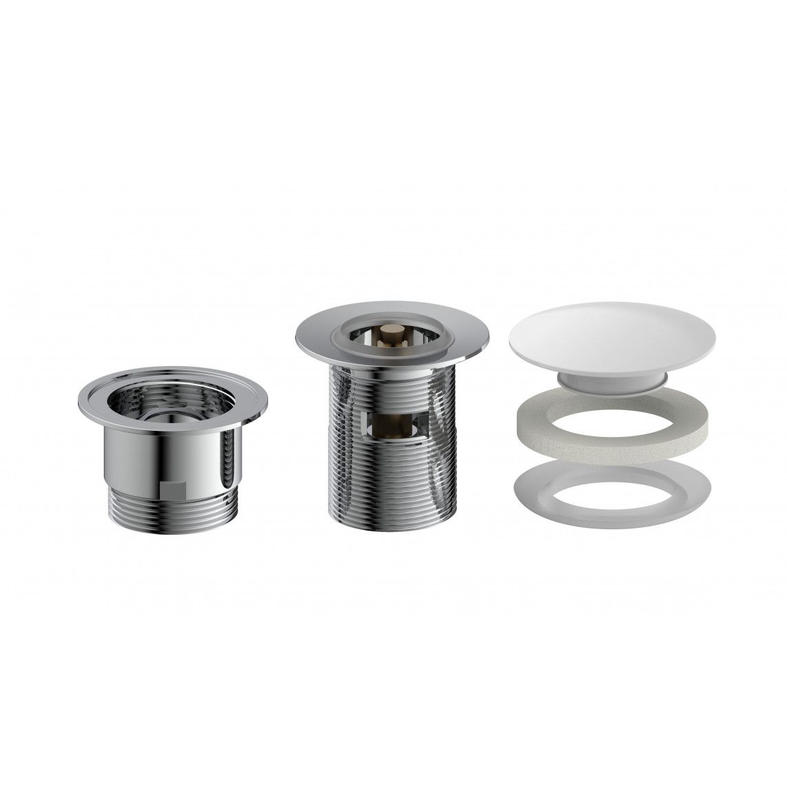 98807410 Design-afvoerwaste, dop wit, 1 1/4? x 65 mm vue 8