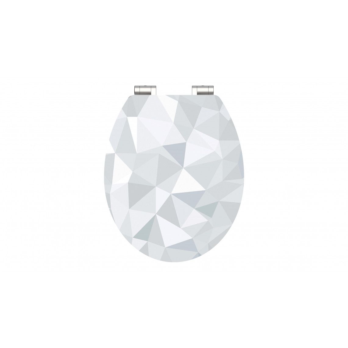 80545 abattant WC en MDF HG DIAMOND, avec frein de chute vue 2