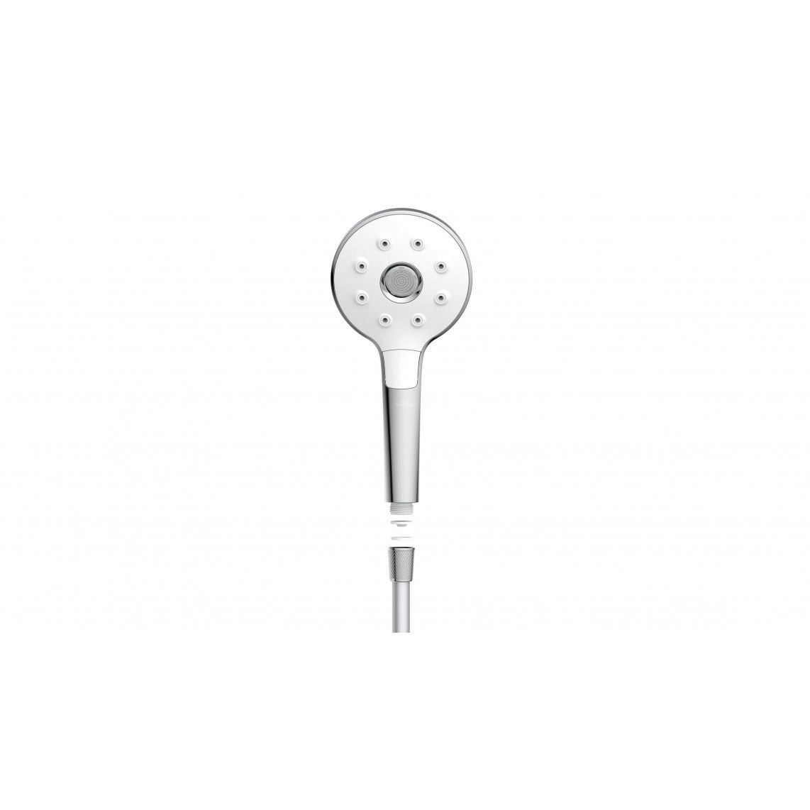 60840 PERUZZI Handdouche, chroom/wit vue 4