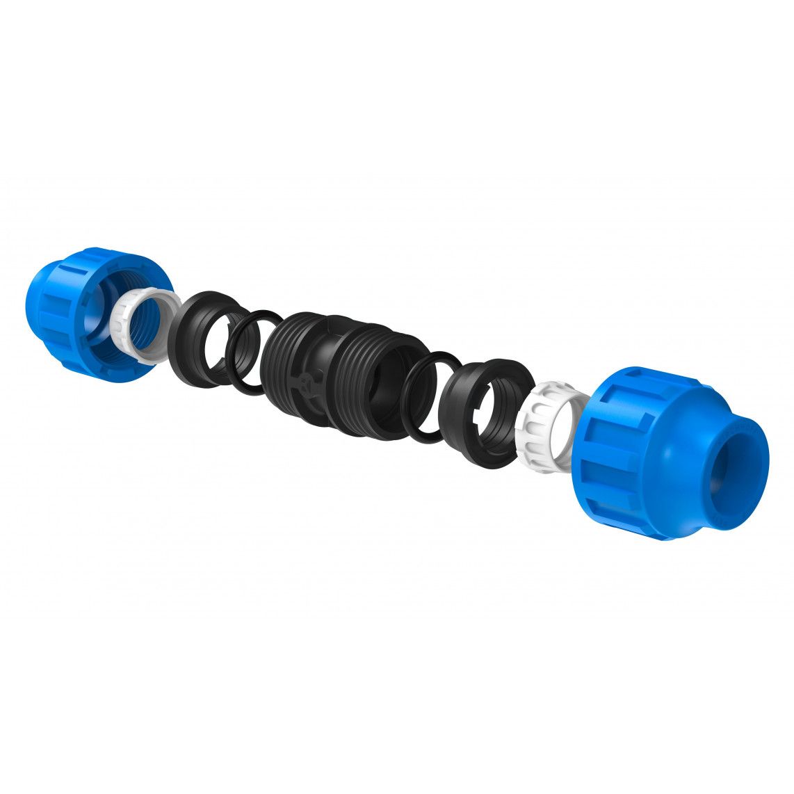 984841317 PP fitting, 32 mm, knelfitting voor tyleen/socarex vue 2