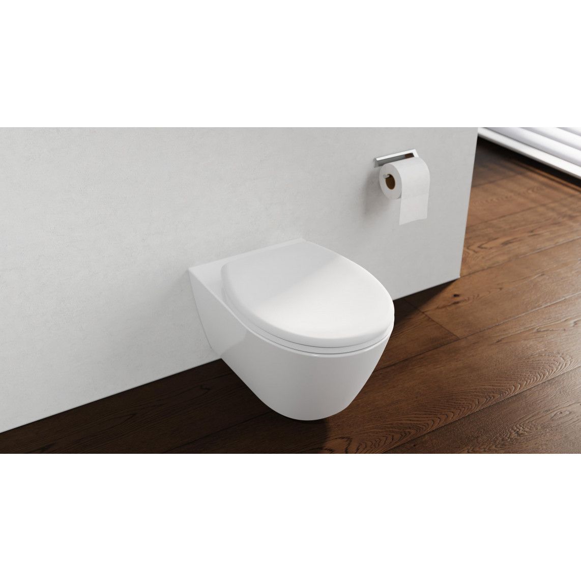 82600 abattant WC en Duroplast WHITE, PREMIUM, avec frein de chute et déclipsable vue 8